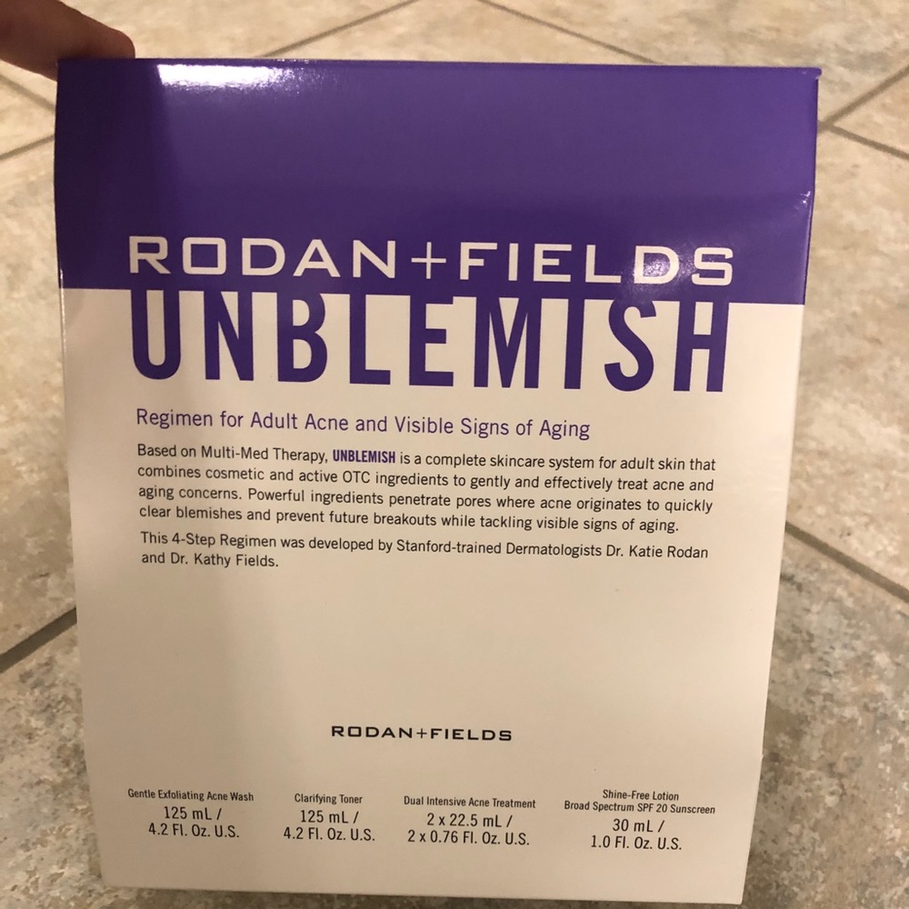Rodan and Fields face acne